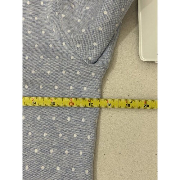 Talbots Polkadots 3/4 Sleeve Blouse Bow Detail On Cuff Women Size Petite - Picture 8 of 9